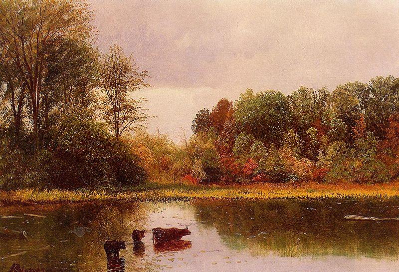 Albert Bierstadt Albert Bierstadt's art oil painting picture
